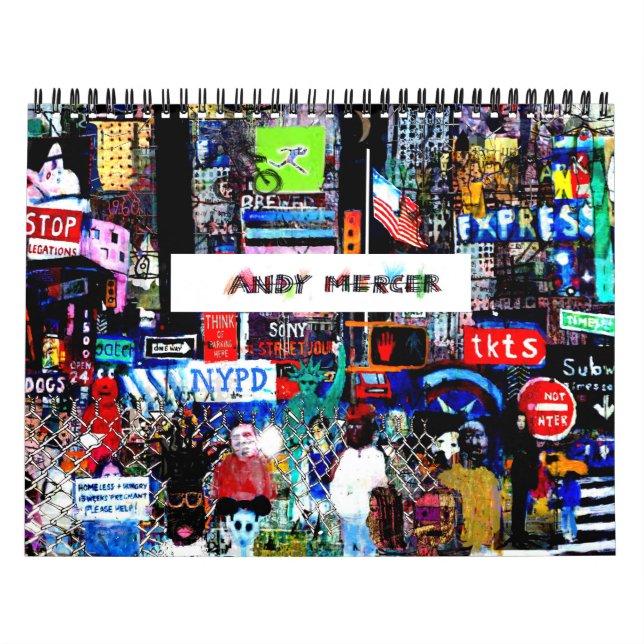 Calendário Oficial de Andy Mercer (Capa)
