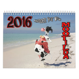 Calendário Olhar de COWmical no ano 2016 de AnUDDER com