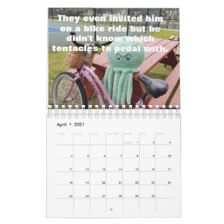 Calendário Ollie o polvo