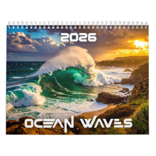 CALENDÁRIO ONDAS OCEANAS - 2026 -