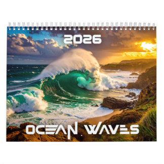CALENDÁRIO ONDAS OCEANAS - 2026 -