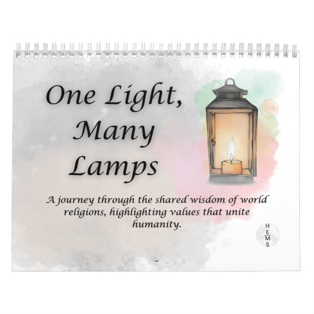 Calendário "One Light, Many Lamps: Unity in Diversity" (Capa)