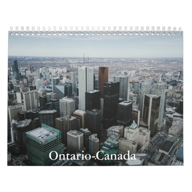 Calendário Ontário-Canadá (Capa)