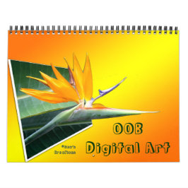 Calendário OOB 3D Arte Digital
