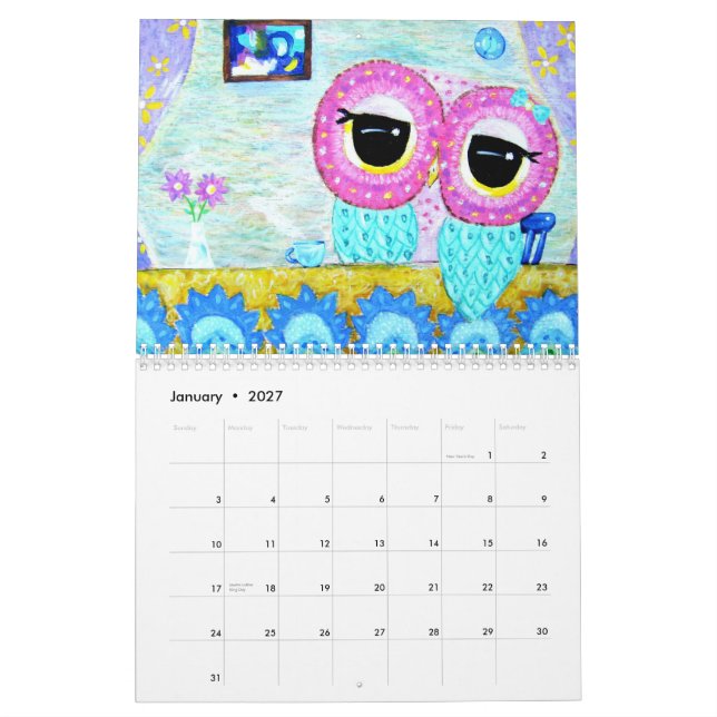 Calendário Ophelia 2010 (Jan 2027)