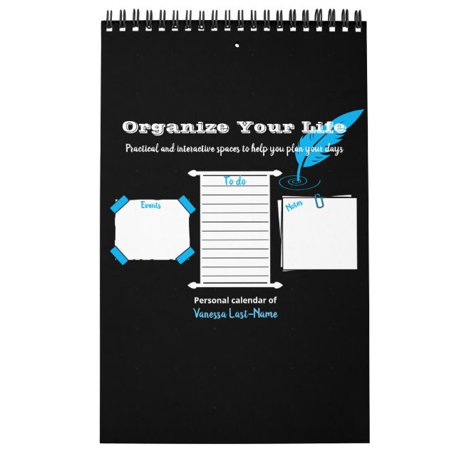 Calendário Organize a sua vida (Capa)