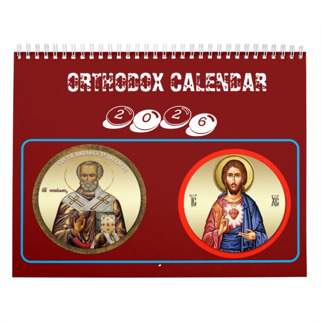 calendário ortodoxo 2025 (Capa)