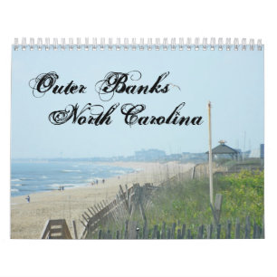 Calendário Os bancos exteriores de North Carolina