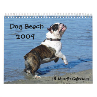 Calendário Os cães apenas querem ter o divertimento…