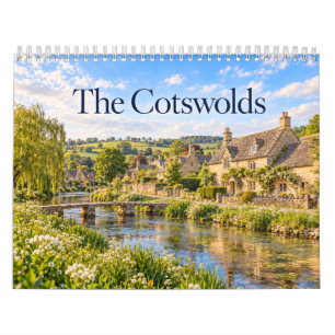 Calendário Os Campos de Cotswolds & Aldeias Inglesas