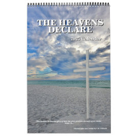 Calendário Os Céus Declaram Escritura Inspiracional