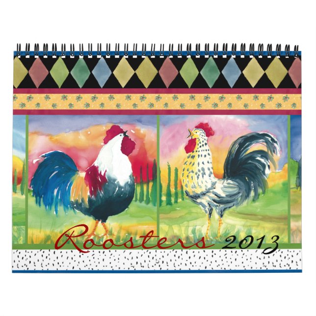 Calendário Os galos Calendar 2013 (Capa)