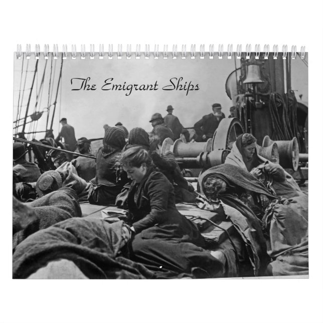 Calendário Os navios do emigrante (Capa)
