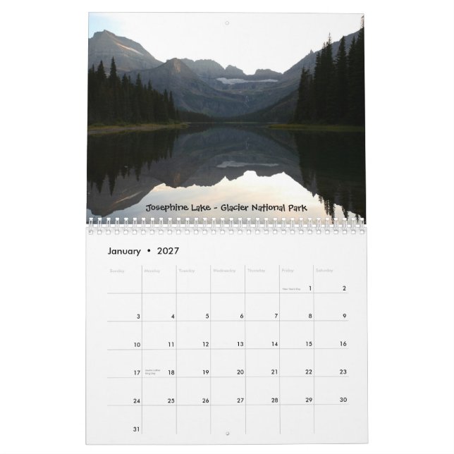 Calendário Os rios quiseram a fotografia (Jan 2027)