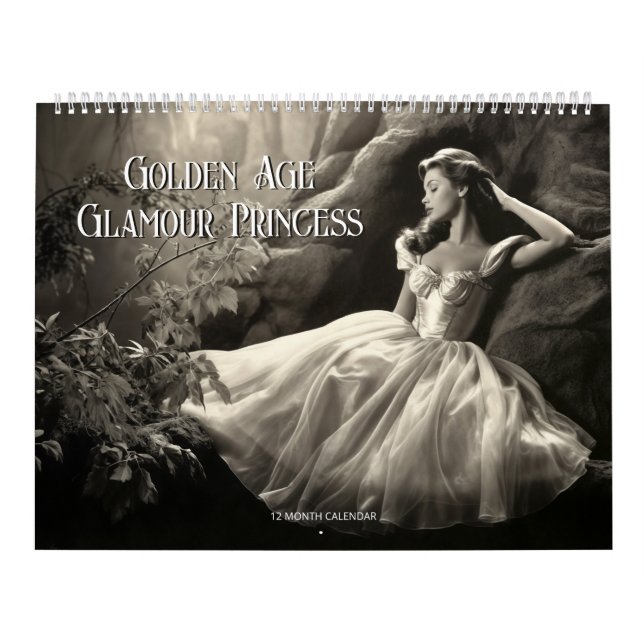 Calendário Ouro Age Glamor Princess (Capa)