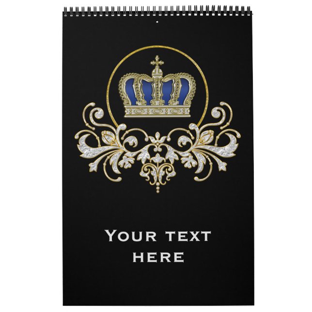 Calendário Ouro Crown - luxo Real 5 (Capa)