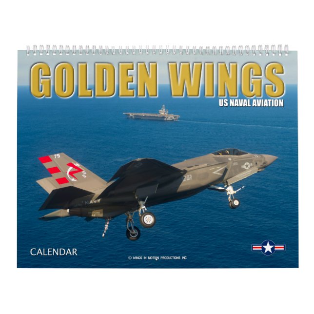 Calendário OUROS - Aviação Naval dos EUA (Capa)