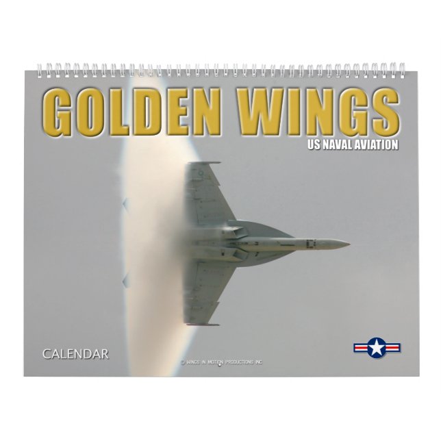 Calendário OUROS - Aviação Naval dos EUA (Capa)
