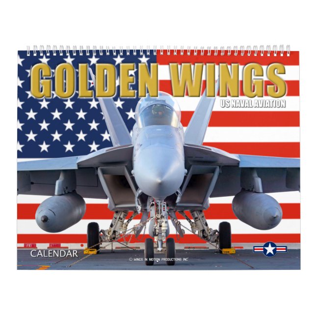 Calendário OUROS - Aviação Naval dos EUA (Capa)