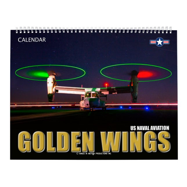 Calendário OUROS - Aviação Naval dos EUA (Capa)