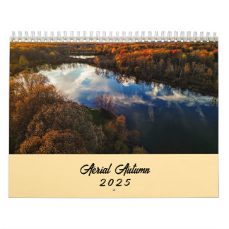 Calendário outono aéreo 2025