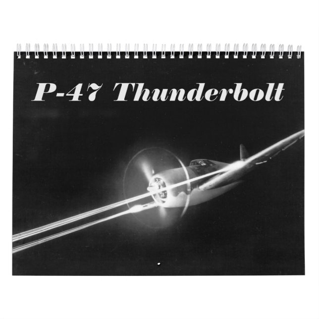 Calendário P-47 Thunderbolt (Capa)