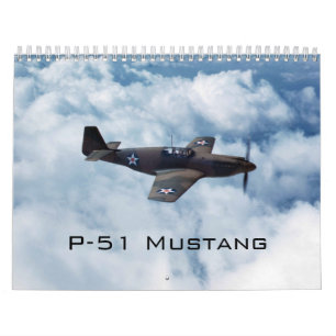 Calendário P-51 Mustang