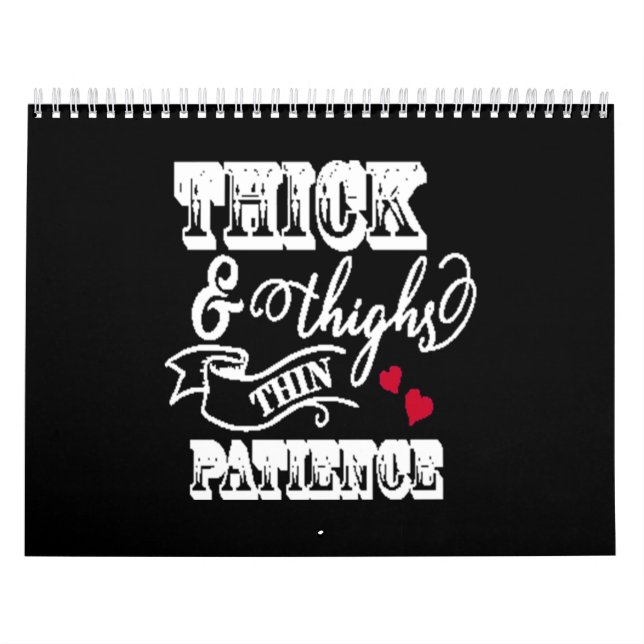 Calendário paciência espessa e coxa (Capa)