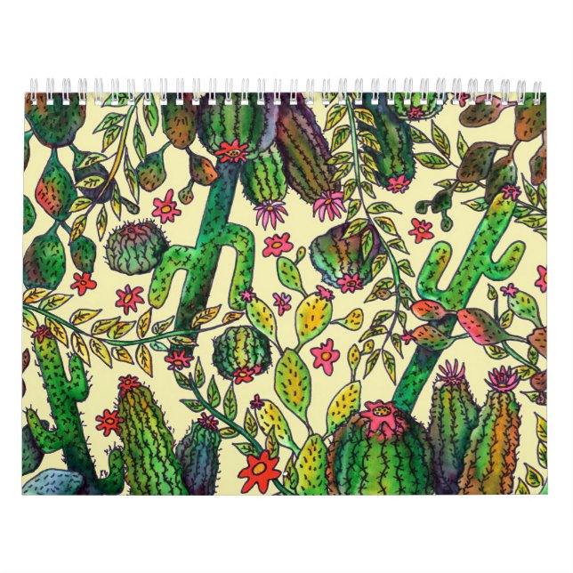 Calendário Padrão da Família Cactus (Capa)