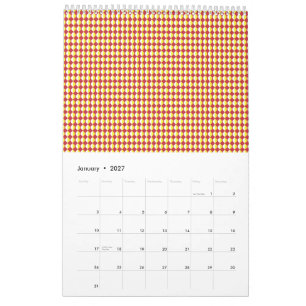 Calendário Padrão de Repetição Moderno de Meados do Século