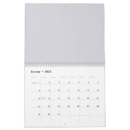 Calendário padrão étnico elegante