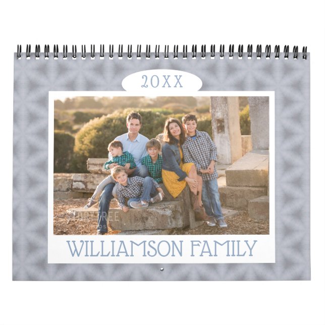 Calendário padrões sazonais da família 2025 (Capa)