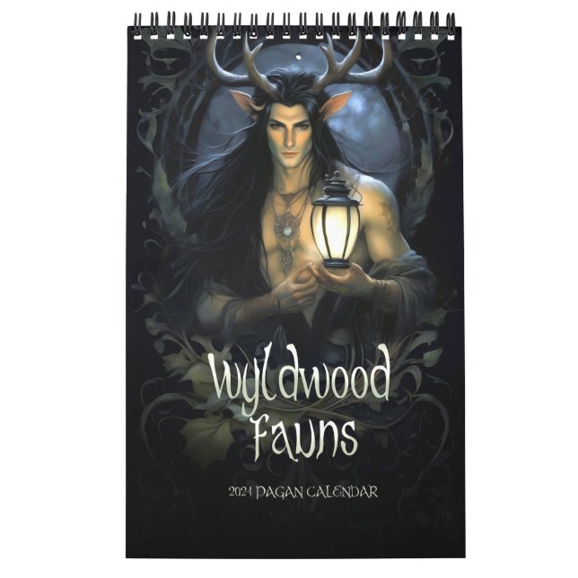 Calendário Pagan de 2024 Wyldwood Fauns (Capa)