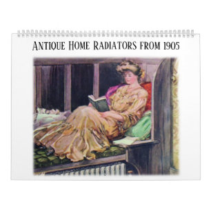 Calendário Página inicial antiga - Radiadores de 1905
