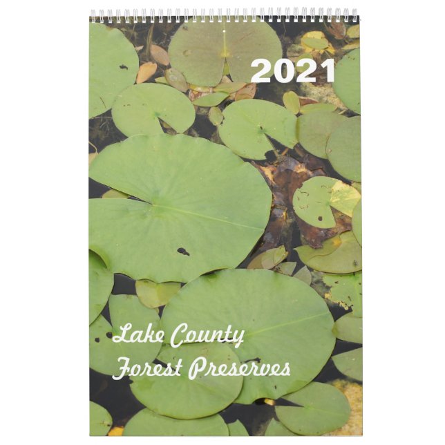Calendário Página Solteiro do Lago County Forest Preserve 202 (Capa)