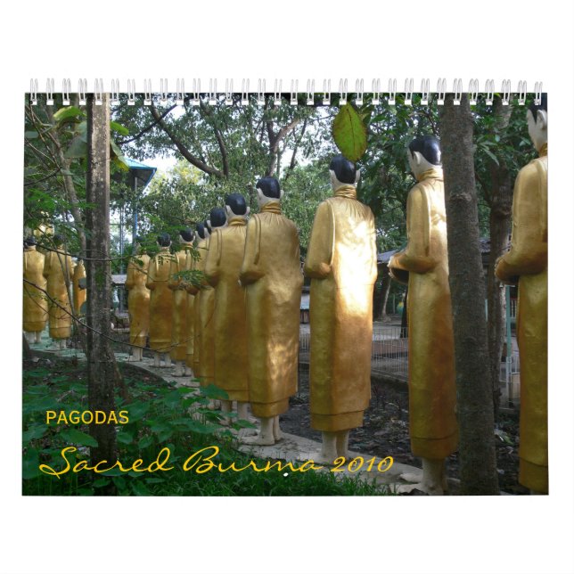 Calendário Pagodas: Birmânia sagrada (Capa)