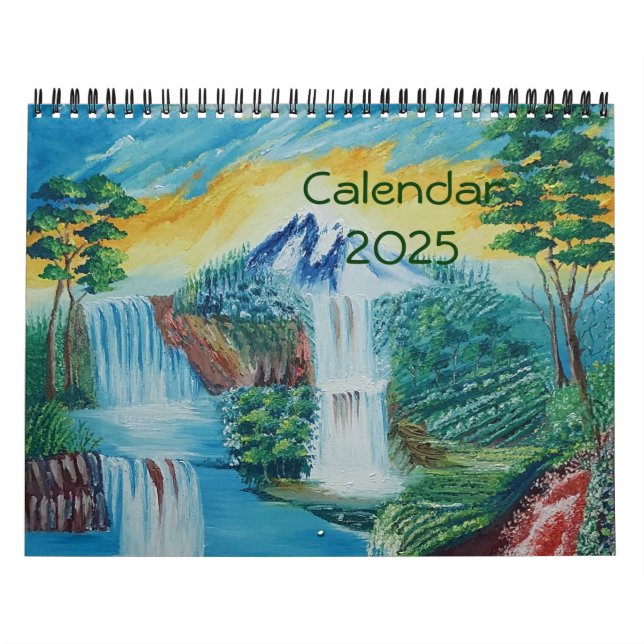 Calendário Paintings & Photoographic 2025 (Capa)