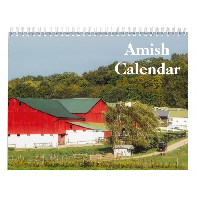 Calendário País Amish 2025 (Capa)