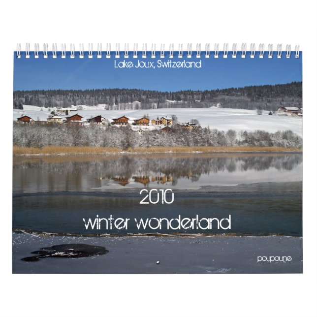 Calendário País das maravilhas do inverno (Capa)