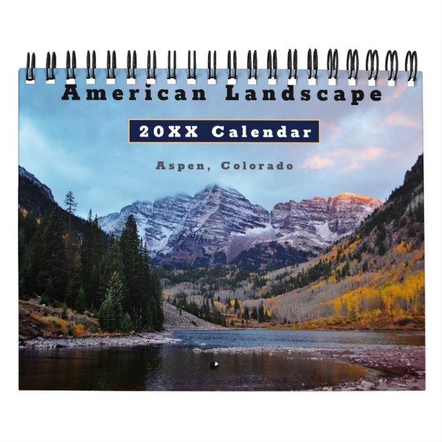 Calendário Paisagem Americana (Capa)