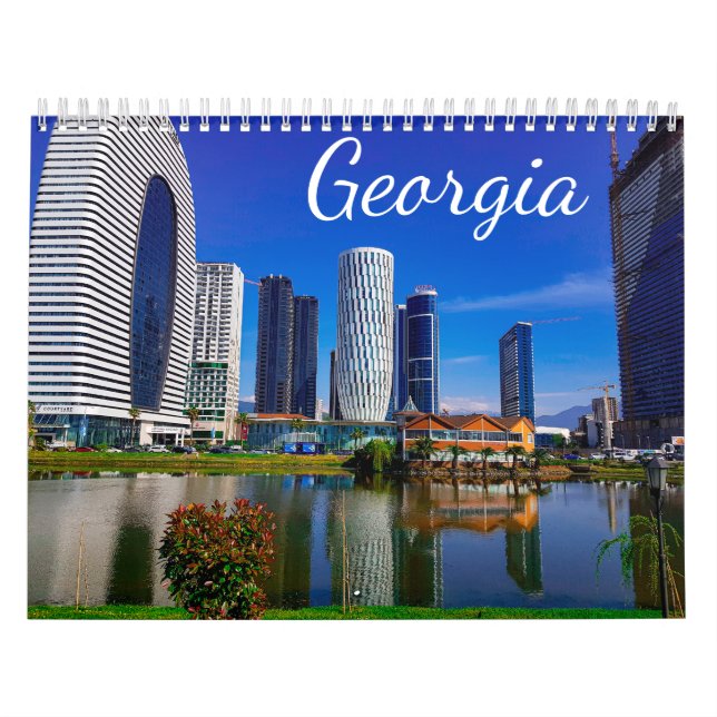 Calendário Paisagem da Arquitetura Georgia Tbilisi Barumi (Capa)