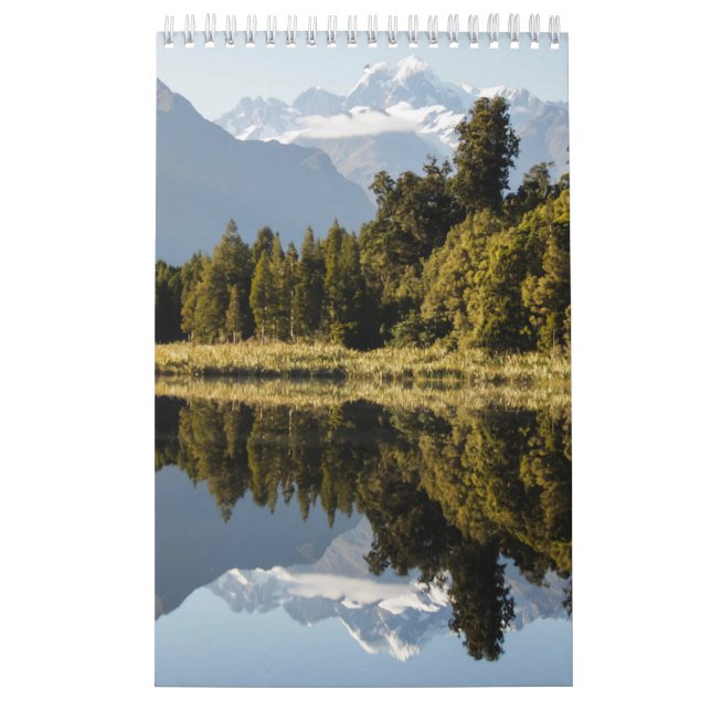 Calendário Paisagem de montanha pequena, branca (Capa)