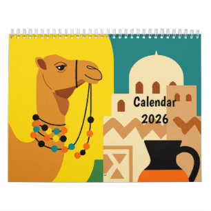Calendário Paisagem desértica