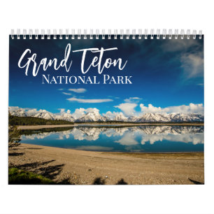 Calendário Paisagem do Parque Nacional Grand Teton