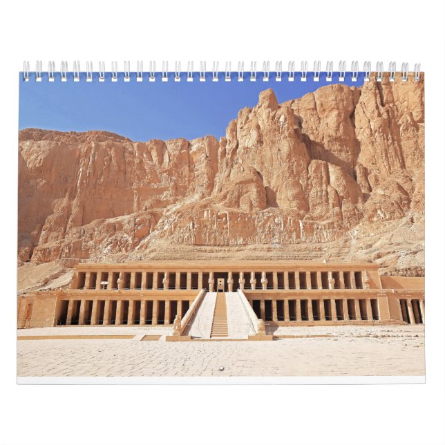 Calendário Paisagem do Templo de Hatshepsut no Egito Antigo 2 (Capa)