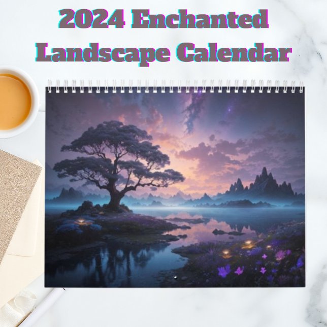 Calendário Paisagem Encantada 2024 (Criador carregado)