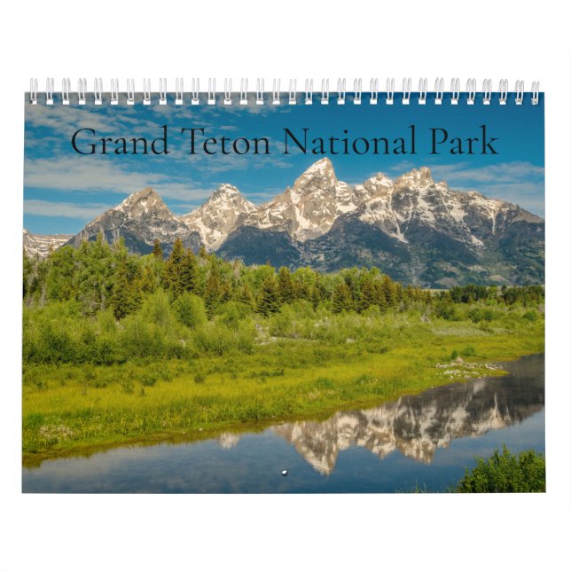 Calendário Paisagem Nacional do Grande Teton (Capa)