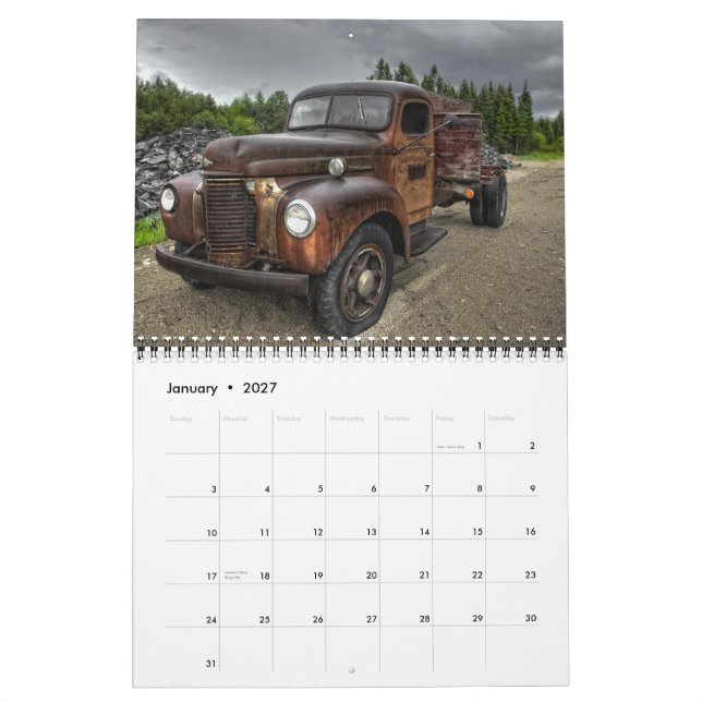 Calendário Paisagens 2010 das belas artes (Jan 2027)