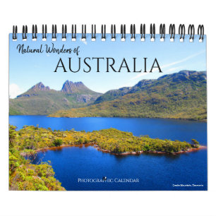 Calendário paisagens australianas 2026 (com locais) pequeno