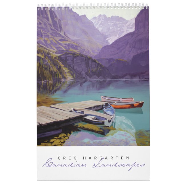 Calendário Paisagens Canadianas Greg Hargarten (Capa)
